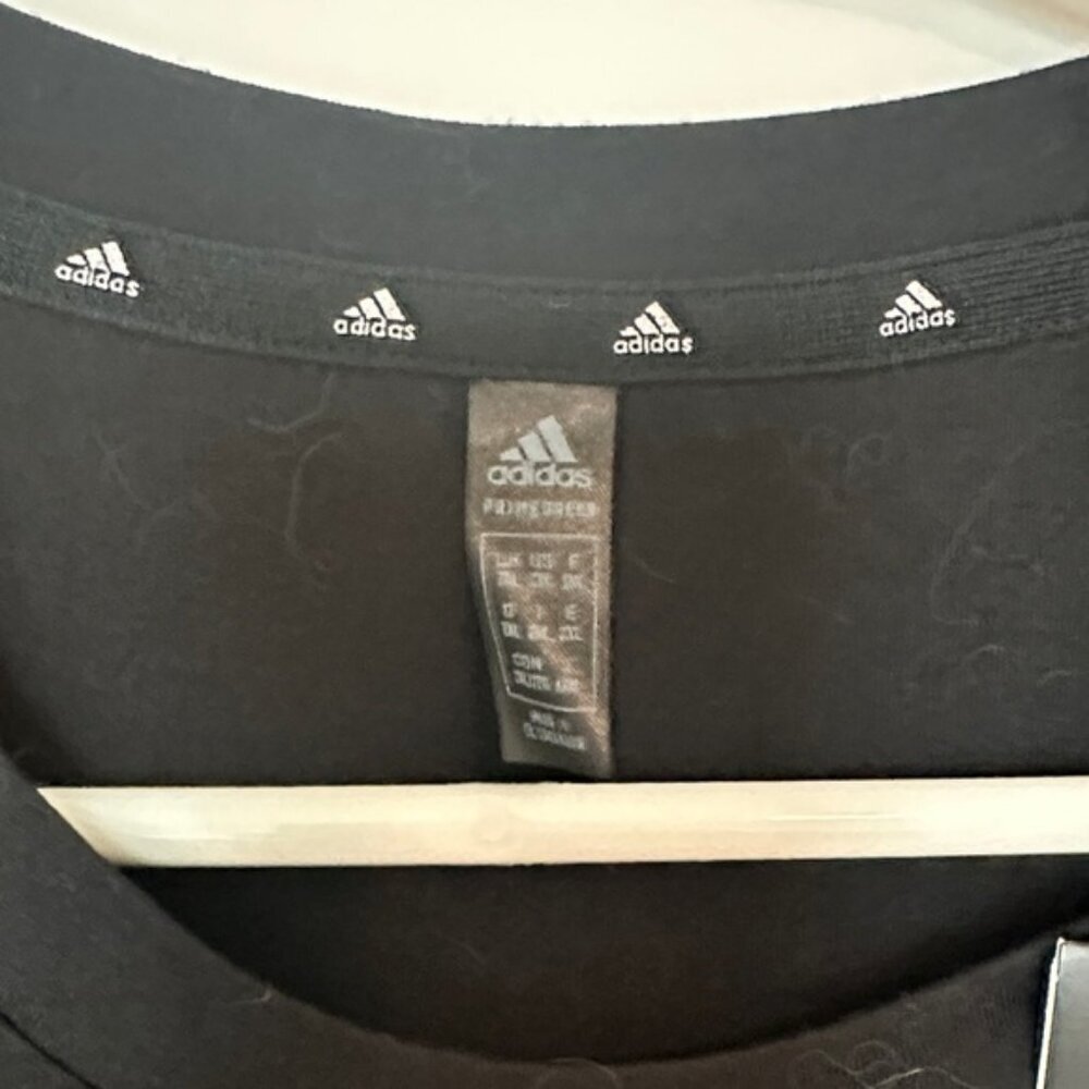 Adidas Black Primegreen Aeroready Tee Camouflage Logo NWT Men XXL Black Athletic - Picture 3 of 5